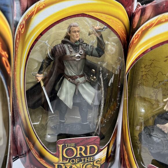 Lord Of The Rings Toy Biz Smeagol Gollum Lot Of 5 Figures TROTK LOTR AS IS - Picture 5 of 12